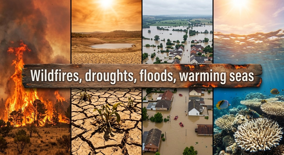 Wildfires, droughts, floods, warming seas – what&nbsp;next!